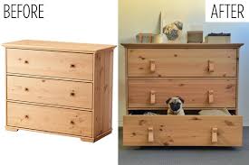 Ikea Hurdal Drawers Before And After Leather Loops Ikea Drawer Pulls Ikea Drawers Ikea