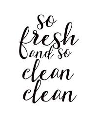 Free Printable So Fresh And So Clean Wall Art Free Printable Bathroom Printables Bathroom Wall Art Bathroom Prints