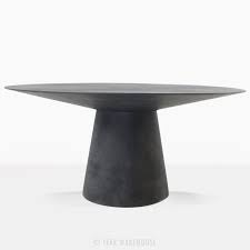 Holly Black Dining Table Concrete Dining Table Black Round Dining Table Round Concrete Dining Table
