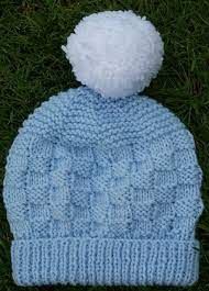 Checkerboard Baby Hat Pattern By Scottish Sampler Baby Hat Patterns Baby Hats Knitting Baby Hat Knitting Pattern