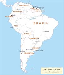 List of north american countries. Free Pdf Maps Of South America
