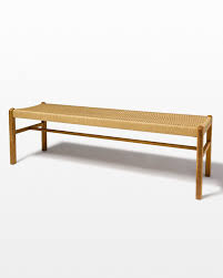 Add a finishing touch to your garden with an outdoor bench and relax in comfort. Ab057 Chester Woven Rattan Bench Prop Rental Acme Brooklyn