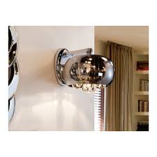 509327 argos 1 light crystal wall light