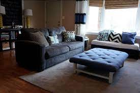 It can be a leg rest, a storage device, a coffee table or a work of art that gives the room a focal point. Upholstered Lack Hack Upholstered Ottoman Coffee Table Ottoman In Living Room Ikea Lack Coffee Table