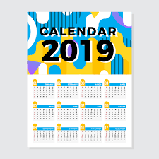 Interaktiv årskalender för 2021 med årets alla datum, månader och veckonummer. 2019 Utskriftsbar Kalender 268371 Ladda Ner Gratis Vektorgrafik Arkivgrafik Och Bilder