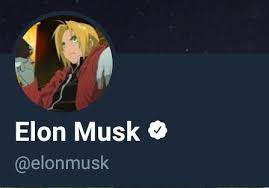Elon musk goes fullmetal alchemist and the internet can't handle it. And Now Elon Changed His Profile Picture To Anime Beautiful Enoughmuskspam