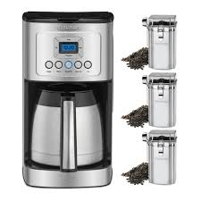 Check spelling or type a new query. Cuisinart Dcc 3400 Thermal Coffeemaker 12 Cup Stainless Steel With 3 Canisters Walmart Com Walmart Com