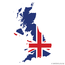 The united kingdom (uk) was formed from the unification of england, scotland, northern ireland, and wales. Flag Vector Map Of The United Kingdom