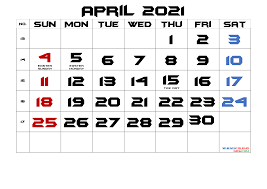 Free Printable April 2021 Calendar In 2020 2021 Calendar Calendar Printables Printables