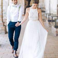 70 High Neck Lace Wedding Dress Dresses For Wedding Reception Check More At Http Svesty High Neck Wedding Dress White Bridesmaid Dresses White Bridesmaid