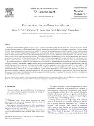 Letter recognition has also been studied by using a visual search task. Pdf Identifying Letters Feature Detection And Letter Identification