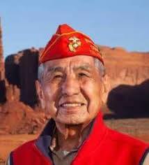 In memory of our late father Benjamin James WW II Navajo Code Talker 6th  Marine. This picture was taken inside a B-17 WW II bomber, the nose art the  " Sentimental Journey"