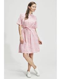 Robe chemise en lin, choix, code promo et livraison, la redoute simplifie votre achat sur internet. Robe Chemise Rayee En Coton Et Lin Femme Armor Lux