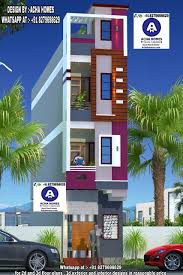 15 X 60 Plot Narrow House Plans Small House Front Design Small House Elevation Design House Front Design
