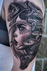 100 Beautiful Medusa Tattoos You Ll Need To See Tattoo Me Now Medusa Tattoo Design Medusa Tattoo Greek Tattoos