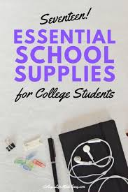 College Supply List For Freshman Free Pdf Checklist College School Supplies College Supplies Freshman College