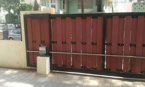 Compound wall gate designs using cnc cutting. Sliding Gate Motorized Sliding Gate Manufacturer From Chennai