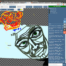 Draw Online In Group Together With Friends And Strangers Online Drawing Draw Draw Together