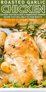 Garlic Chicken Is A Delicious Dinner Recipe That S Easy Enough For Weeknights And Refined Enough Chicken Recipes Free Chicken Recipes Chicken Crockpot Recipes