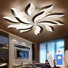 I changed the stock lights to 5 smd leds blue to match the blue. Neo Gleam New Design Acrylic Modern Led Ceiling Lights For Living Study Room Bedroom Lampe Plafond Avize Indoor Ceiling Lamp Modern Led Ceiling Lights Ceiling Lightsceiling Lights Design Aliexpress