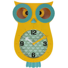 0 out of 5 stars, based on 0 reviews current price $39.59 $ 39. Lily S Home Pendulum Owl Clock With Revolving Eyes And Swinging Tail Wonderful And Colorful Addition To Owl Themed Bedroom Decor Yellow 13 X 8 Buy Online In Saint Vincent And The Grenadines