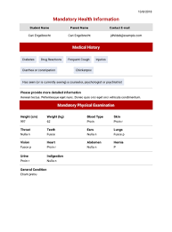 Patient Medical History Template Pdf Templates Jotform