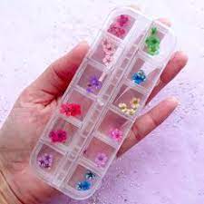 Due to the nature of flowers,the size and color may look a little different from the pictures display. Tiny Dried Flowers Assorted Mini Flower Nail Art Resin Craft Sup Miniaturesweet Kawaii Resin Crafts Decoden Cabochons Supplies Jewelry Making