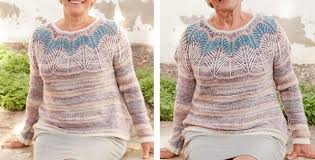 Knitting fans will love creating their own wool homeware with these prima patterns for cushion. Egyptian Feathers Knitted Sweater Free Knitting Pattern