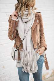 Clothes Ideas Edgy Soft Women S Brused Long Fringed Scarf Fall Winter Fashion Outfits Perfect Winter Outfit Winter Fashion Outfits