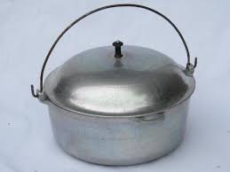 Apr 27, 2020 · also know, how do you clean vintage cast aluminum cookware? Vintage Cast Aluminum Dutch Oven Pot W Lid Loop Handle For Campfire