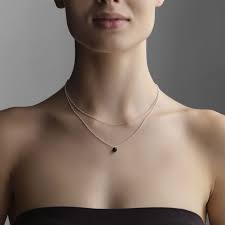 Mini Pearl Necklace Ceramic Bead On Silver Or Gp Chain From Denamrk S Louise Kragh Available At Www Redbirdliving Com Pearl Necklace Necklace Ceramic Beads
