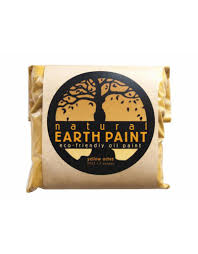 Natural Earth Oil Paint Made Of Earth And Minerals Yellow Ocher