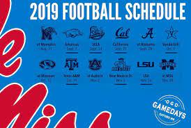 Ole Miss Gameday Headquarters On Instagram The 2019 Football Schedule Has Arrived Hottytoddy Hydr Waom Rebelnation Ole Miss Ole Miss Football Football