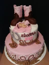 Pin By Tiffany Oliver On Grandbaby Cowgirl Baby Showers Cowgirl Baby Baby Shower Cakes Girl