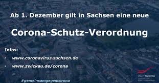 Wie viele menschen in sachsen sind mit dem coronavirus infiziert? Neue Corona Schutz Verordnung In Sachsen Gultig Ab 1 Dezember Stadt Zwickau