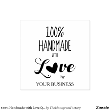 100 Handmade With Love Quote Design Rubber Stamp Zazzle Com In 2020 Design Quotes Love Quotes Wood Stamp