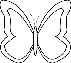 Stencil butterfly, moth wings and flying insects isolated vector butterfly knife vector outline icon isolated on transparent background, high quality linear outline version. Butterfly Black White Flower Shrub Xochi Info Svg Xochi Clipart Best Clipart Best Butterfly Clip Art Butterfly Black And White Butterfly Outline