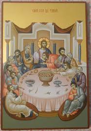 Pentru alte sensuri, vedeți cina cea de taină. Cina Cea De TainÄƒ Iconografis