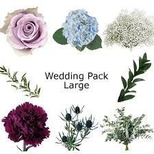 Wedding flowers are expensive, however, if you do decide to offer artificial flowers as an option, then this can be a lower cost. Wedding Flower Pack Blue Lilac 350 Wholesale Dutch Flowers Direct Uk
