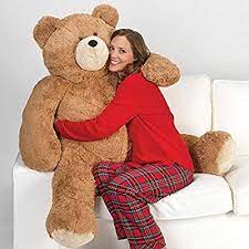 Amazon Com Vermont Teddy Bear Giant Love Bear 4 Feet Tall Brown Toys Games Lifetime Warranty Vermont Teddy Bears Big Teddy Huge Teddy Bears