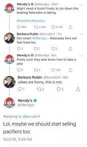 Wendys shut the fuck up