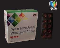 Morsik Doxylamine Succinate And Pyridoxine Hcl And Folic Acid Tablets, For  Clinic