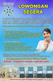 Check spelling or type a new query. Lowongan Di Apotek Century Pharos Group Banyumaskarir Com