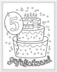 Kleurplaat 5 Jaar
