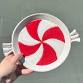 Hand Built Holiday Sweets: Clay Peppermint Platter