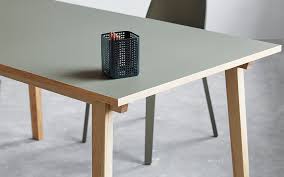 slice table 90 x 300 cm linoleum table dining table linoleum