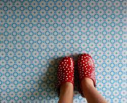 Rose Des Vents Blue Vinyl Flooring Retro Floor Tiles For Your Home Retro Vinyl Flooring Vinyl Flooring Uk Vinyl Flooring