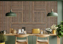 Panel ścienny OAK STRIPE MDF/filc 50cm x 50cm x 1,5 cm