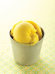Sorbet Express A La Mangue Ricardo Recipe Mango Sorbet Mango Sorbet Recipe Sorbet Recipes