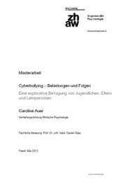 Läs det senaste om anders thornberg, alla nyheter och reportage finns här på www.filipstadstidning.se. Masterarbeit Cyberbullying Belastungen Und Folgen Eine Explorative Befragung Von Jugendlichen Eltern Und Lehrpersonen Carol